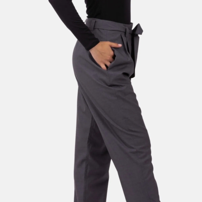 Helene Galwas Anzugshose Bundfaltenhose CAROLIN WOLLMIX grau(Image 4)