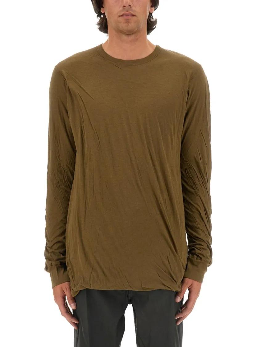 Thumbnail - Rick Owens - Cotton T-Shirt - Größe ONE SIZE - braun