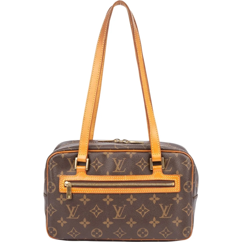 Louis Vuitton Tote Louis Vuitton Canvas Monogram Cite MM Shoulder Bag braun