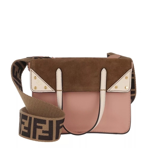 Fendi Mini Flip Bag Leather Pink Rymlig shoppingväska