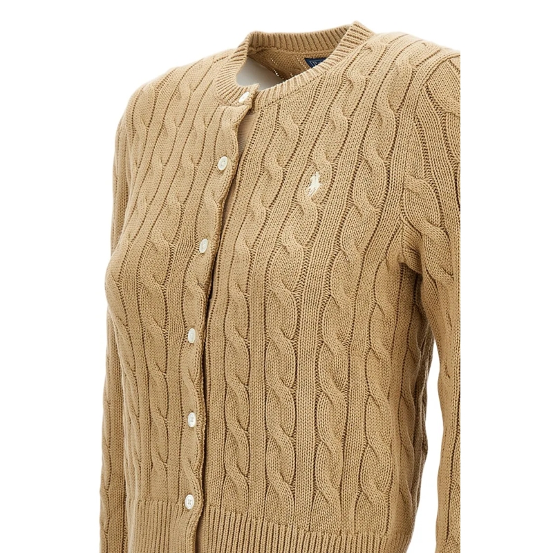 Polo Ralph Lauren Pullover Long Sleeve Cardigan Brown(Image 3)