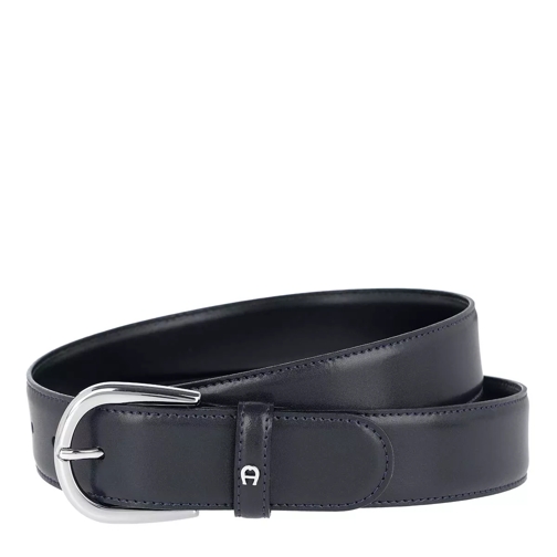 AIGNER Business Belt Marine Leather Belt