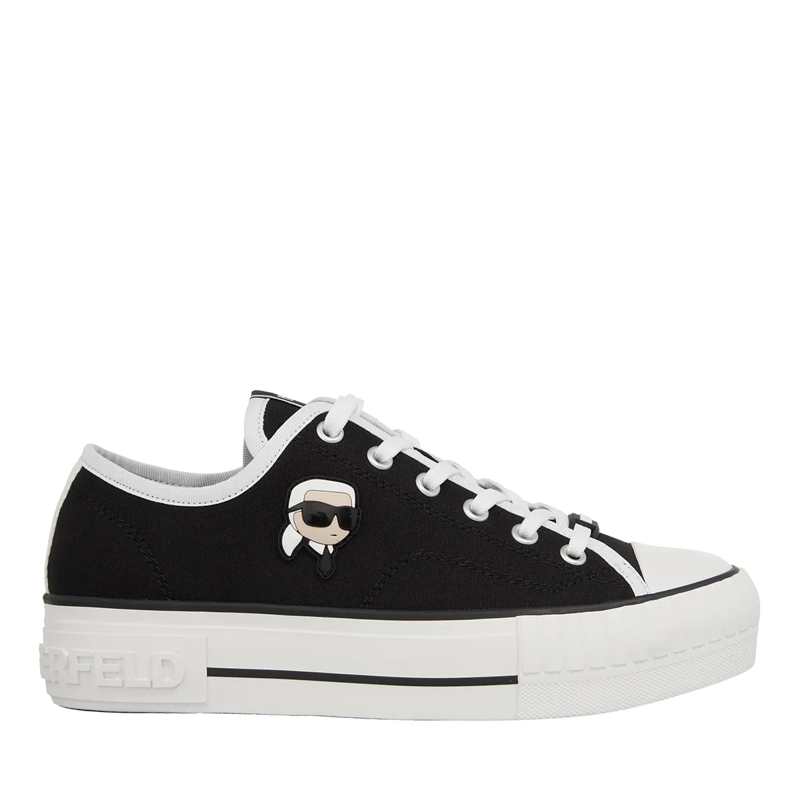 Karl Lagerfeld Low-Top-Sneaker Kampus Max Nft Patch Lo Lace Black Canvas