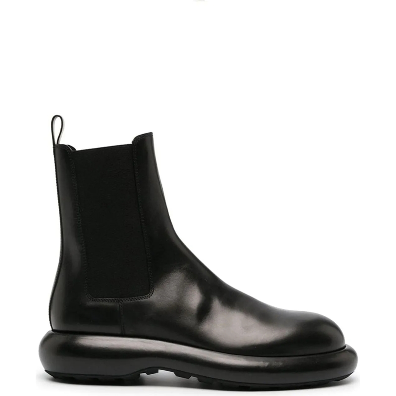 Jil Sander Stiefel Bootie Black schwarz