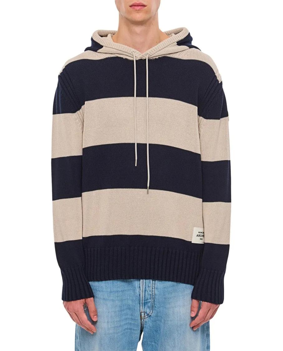 Moncler - Hoodie Sweatshirt - Größe M - bunt