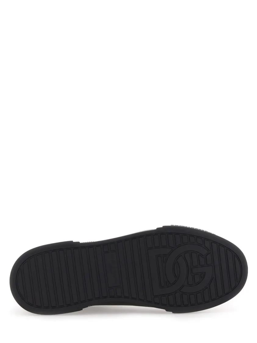 Thumbnail - Dolce&Gabbana Low-Top Sneaker - "Portfino" Sneakers - Gr. 42,5 (EU) - in Schwarz - für Damen