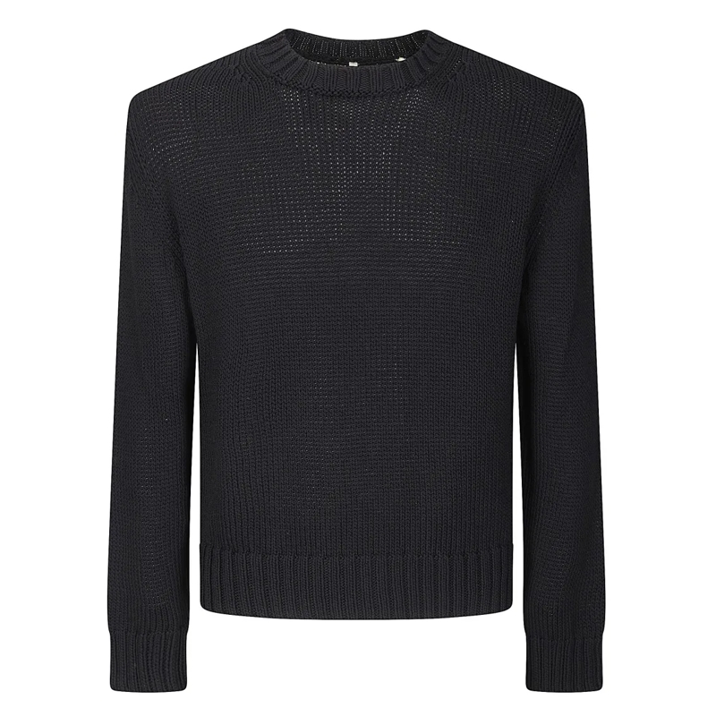 Sunflower Pullover Frederik Cotton Sweater Black