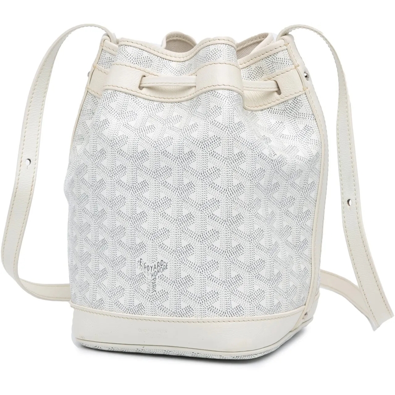 GOYARD Sac à bandoulière Goyardine Petit Flot weiß