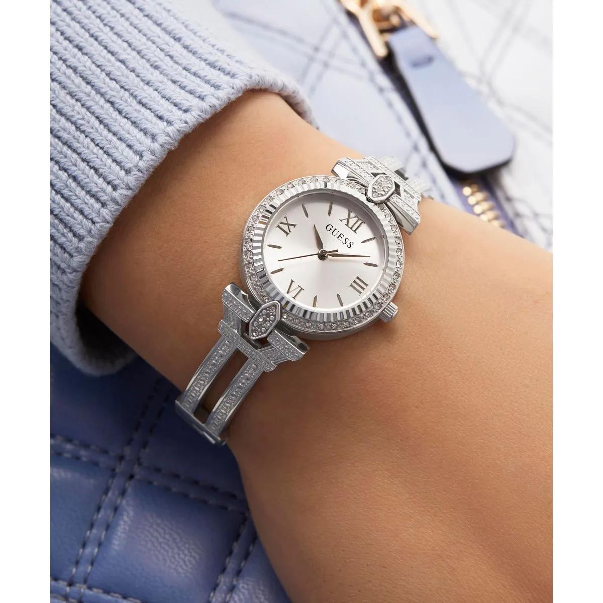 Thumbnail - Guess Uhr - Quarz-Analoguhr Delphine - Gr. unisize - in Silber - für Damen