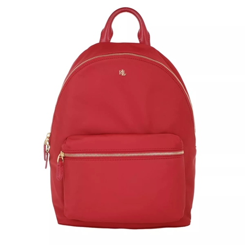 Lauren Ralph Lauren Clarkson 27 Backpack Medium Red Rucksack