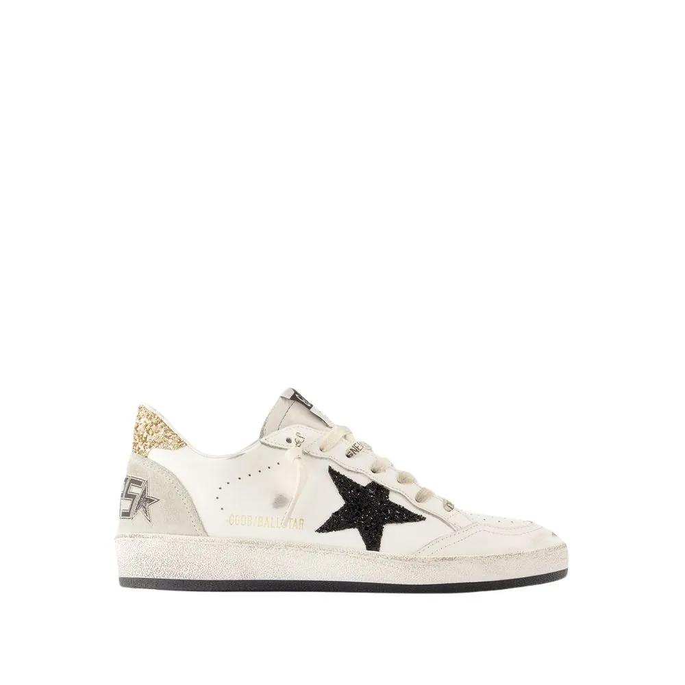 Golden Goose Low-Top Sneaker - Ballstar Sneakers - Leather - White - Gr. 35 (EU) - in Weiß - für Damen