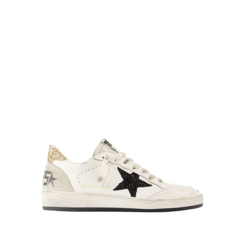 Golden Goose Low-Top-Sneaker Ballstar Sneakers - Leather - White White
