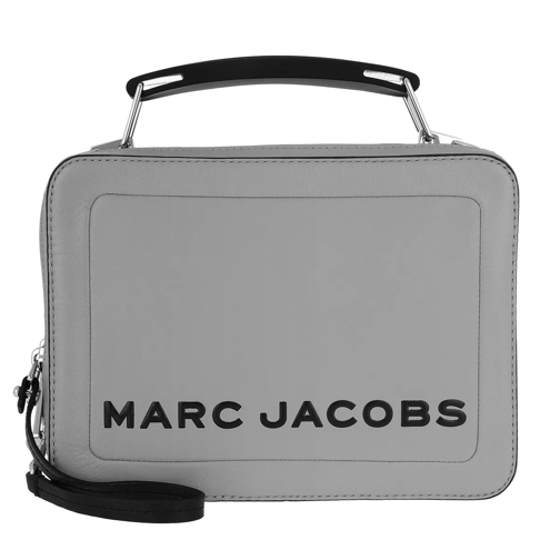 Marc Jacobs The Box Bag Leather Drizzle Grey Cross body-väskor