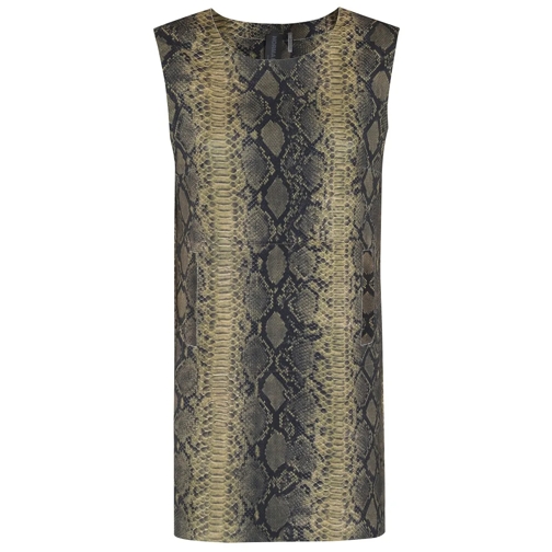 Norma Kamali Mini robes Tailored Sleeveless Dress Green
