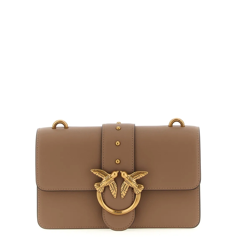 Pinko Sac à bandoulière 'Love One Mini' Crossbody Bag Brown