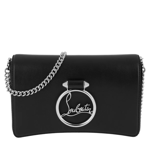 Christian Louboutin Rubylou Clutch Leather All Black Clutch