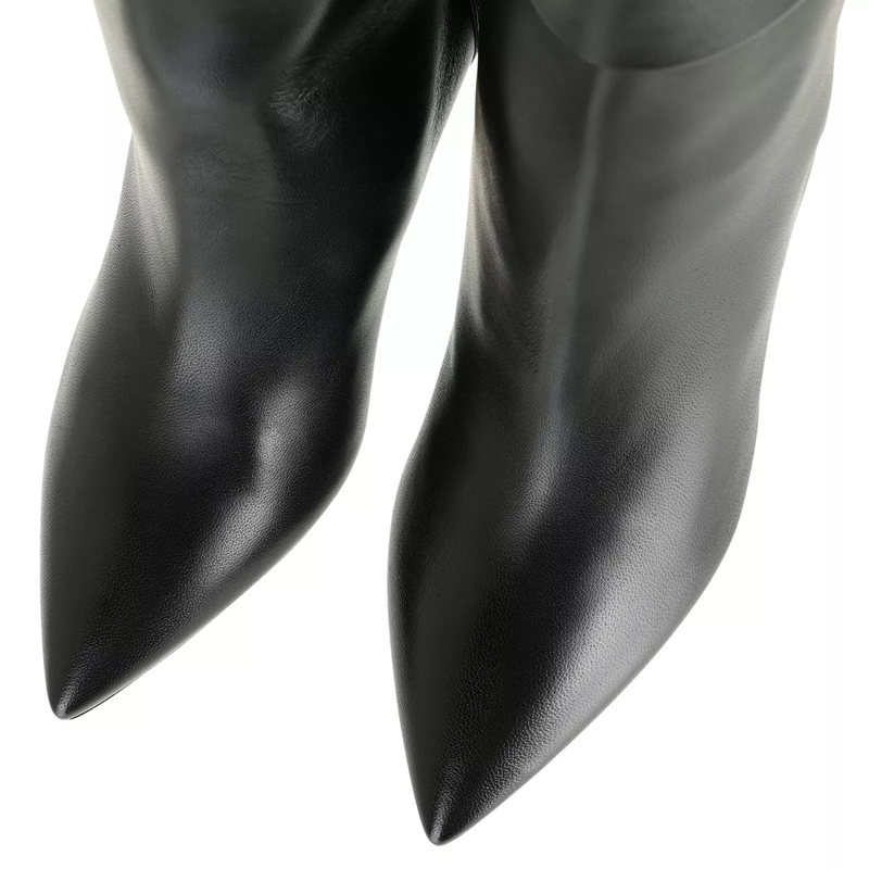 Saint Laurent Stiefel Niki Monogram Booties Smooth Leather Black(Image 4)