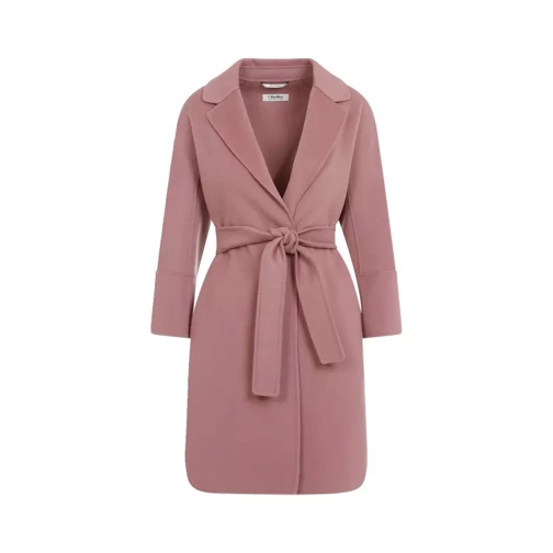 Max Mara Wool Arona Coat Pink 