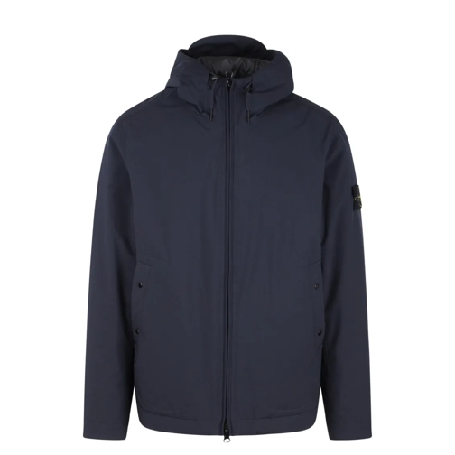 Stone Island Parka-Mäntel Waterproof Hooded Blouson Blue