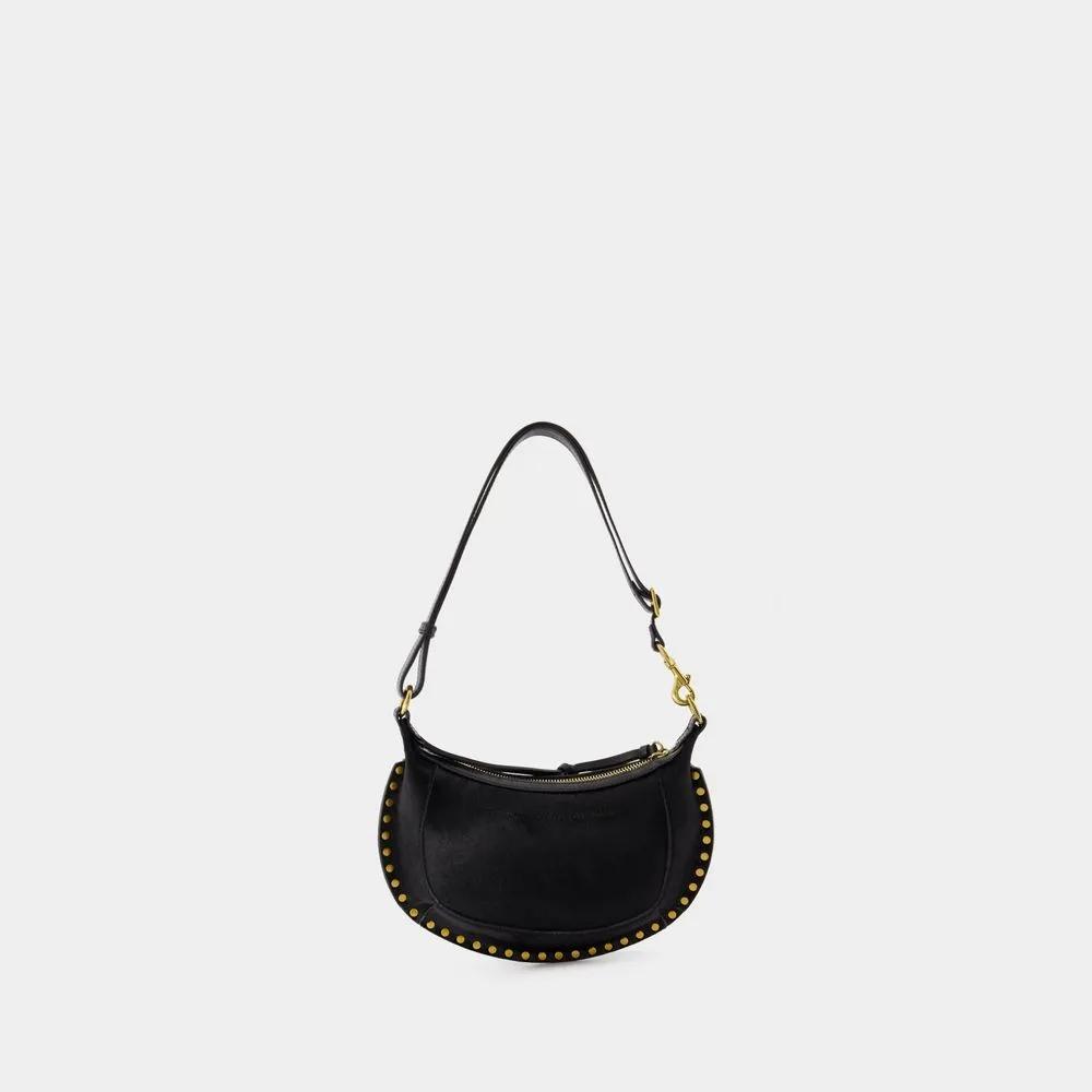 Isabel marant Shoppers Oskan Moon Purse Leather Black in zwart