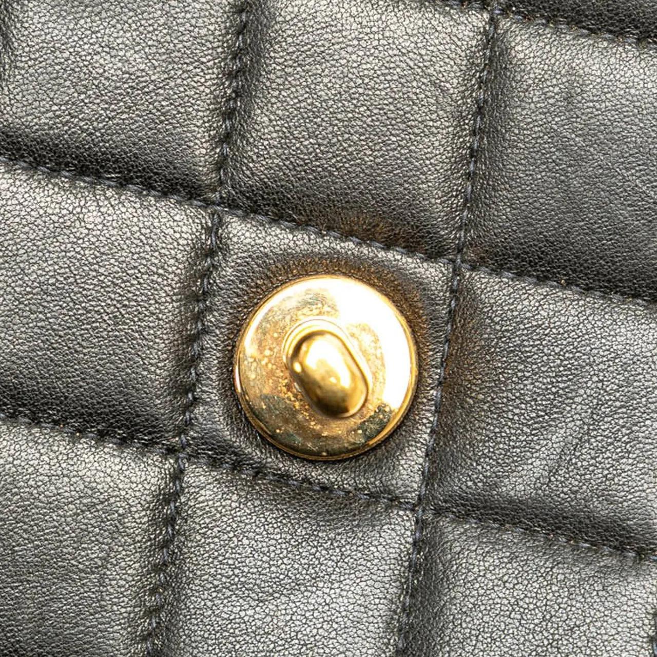 Thumbnail - Chanel Crossbody Bags - 1996-1997 Medium Classic Lambskin Kelly Flap - Gr. unisize - in Schwarz - für Damen