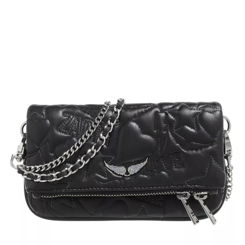 Zadig & Voltaire Rock Nano Charms Quilted Black Minitasche