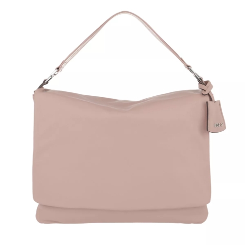 Abro Lotus Leather Shoulder Bag Tourmaline Shopping Bag