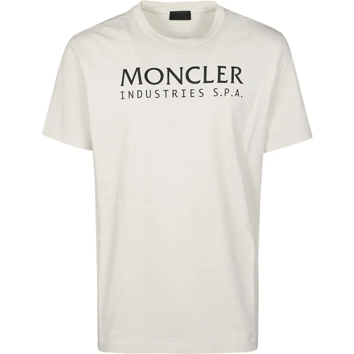 Moncler T-Shirts Logo T-shirt White weiß