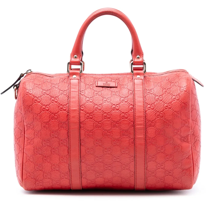 Gucci Fourre-tout Medium Guccissima Joy Boston Bag orange