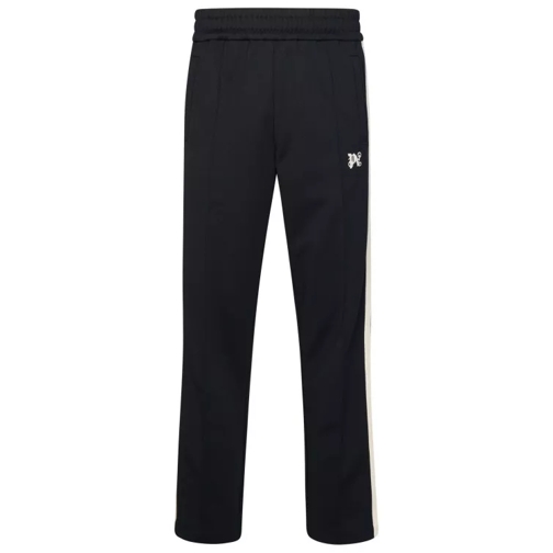 Palm Angels Track Pants In Black Polyester Black 