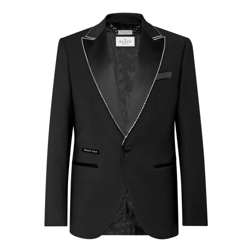 Philipp Plein Blazer Einknopf-Blazer Slim Fit schwarz