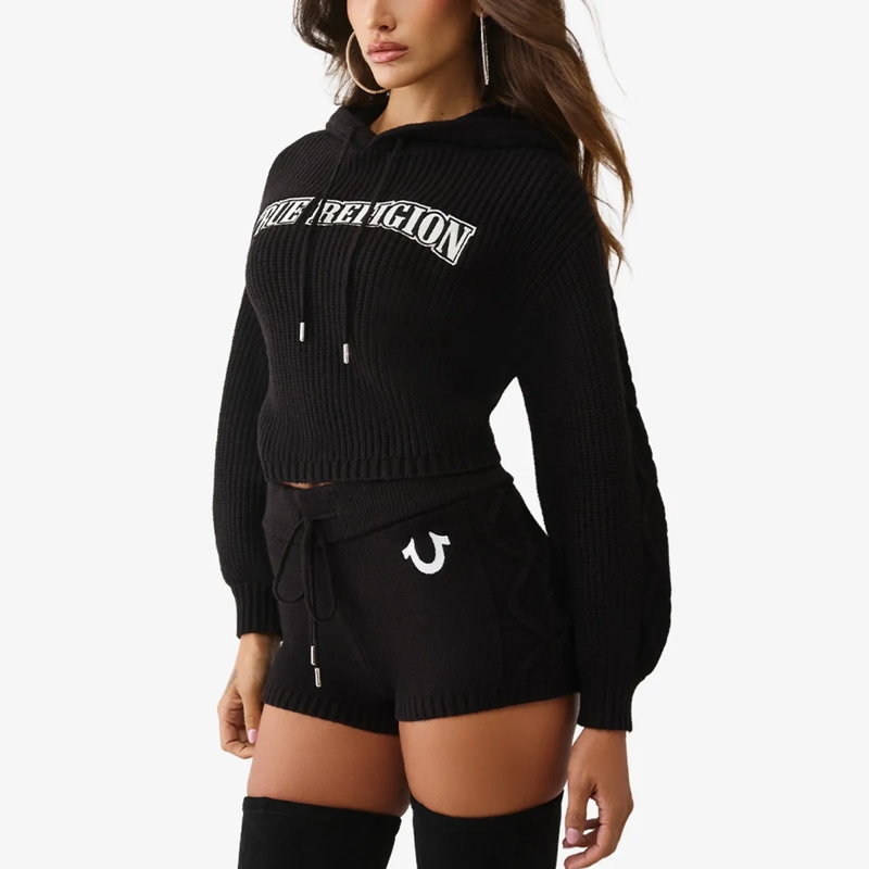 True Religion  Hoodie EMBROIDERY schwarz(Image 3)