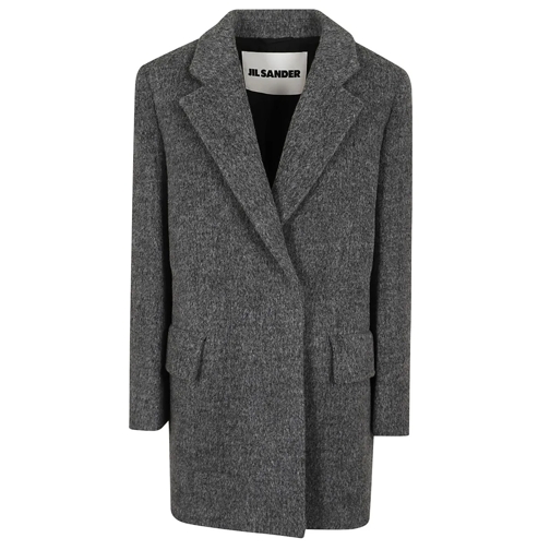 Jil Sander  Long Tailored Coat Grey