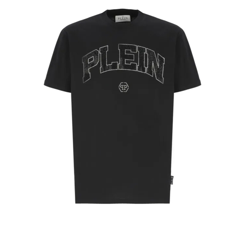 Philipp Plein Balck Logoed T-Shirt Black 