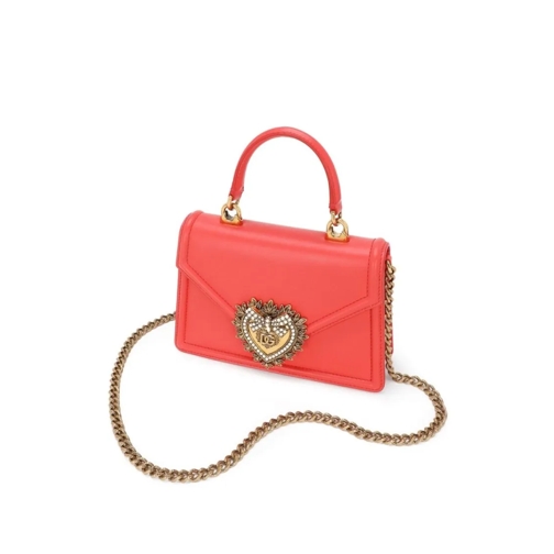 Dolce&Gabbana Schultertasche Small Devotion Bag Red