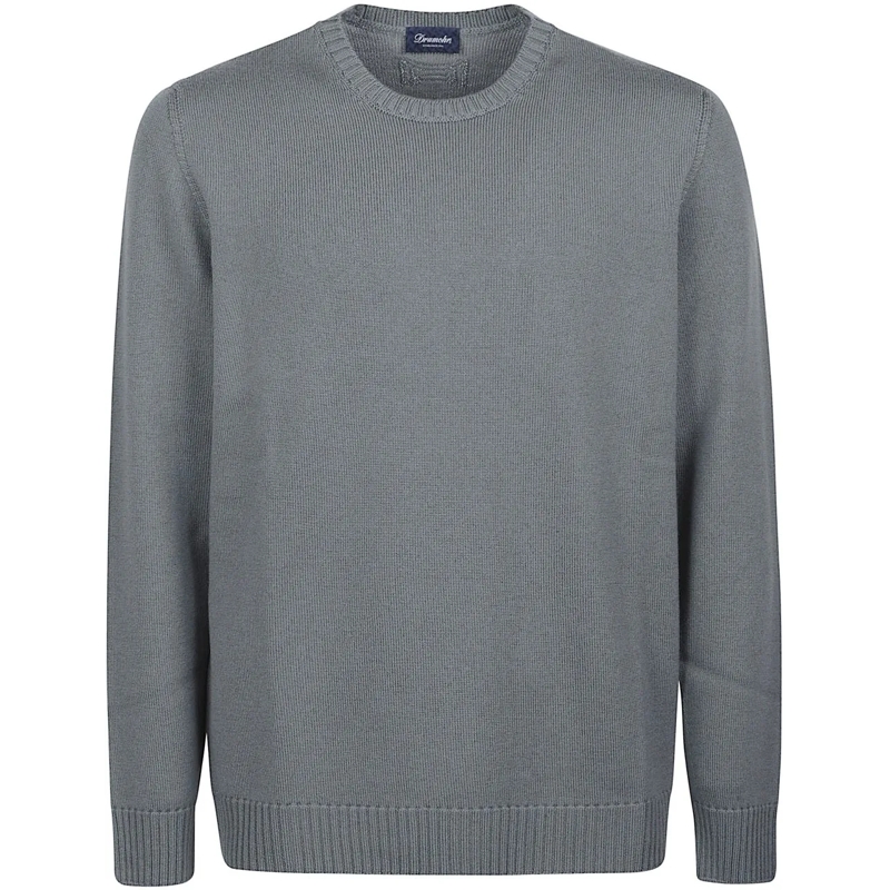 Drumohr  Round Neck Sweater Green grün