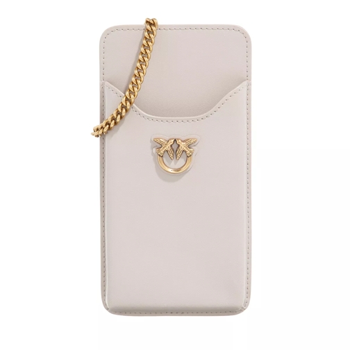 Pinko Phone Case  Grigio Pinguino-Antique Gold Phone Bag