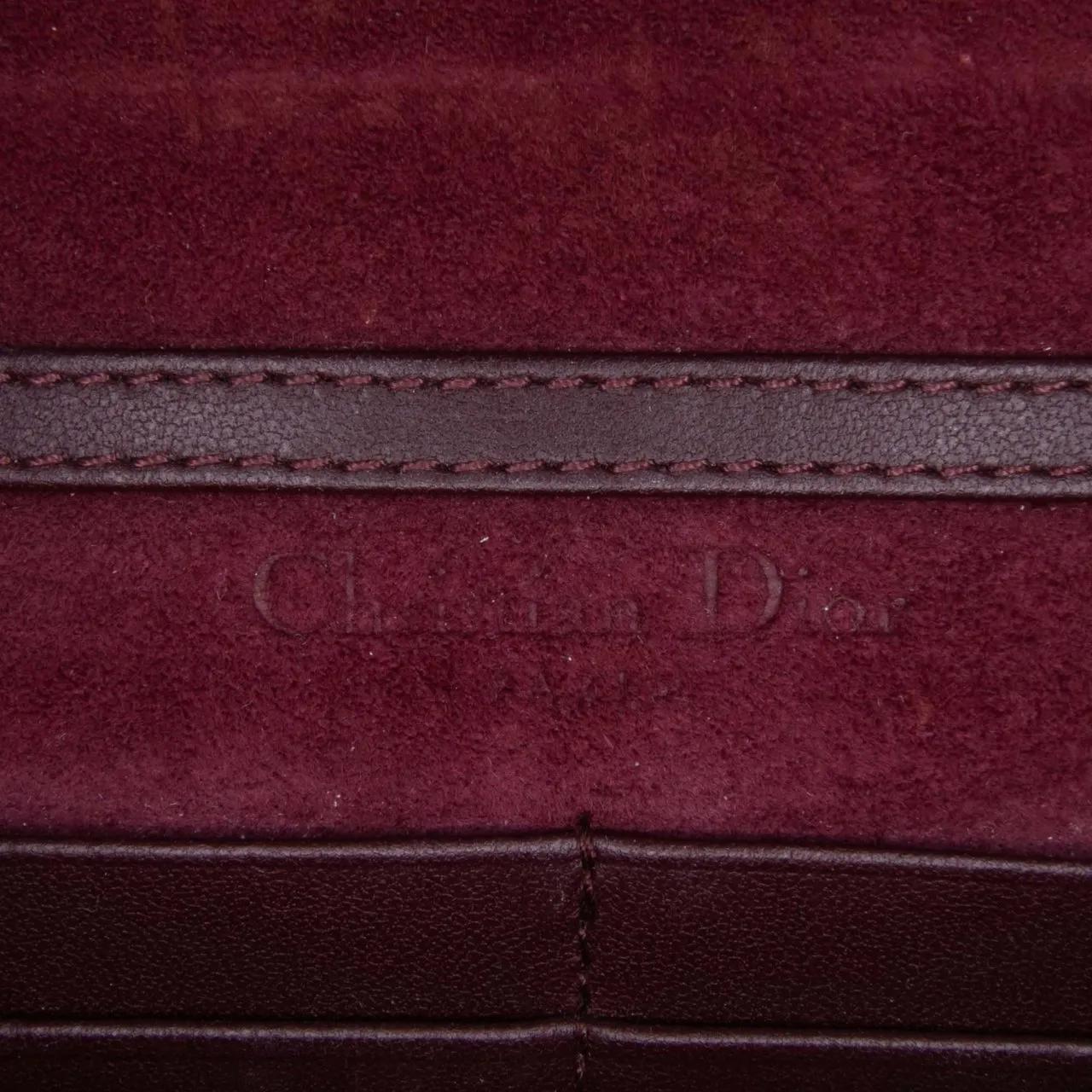 Thumbnail - Christian Dior Hobo Bags - Grained Calfskin Diorama Wallet on Chain - Gr. unisize - in Rot - für Damen