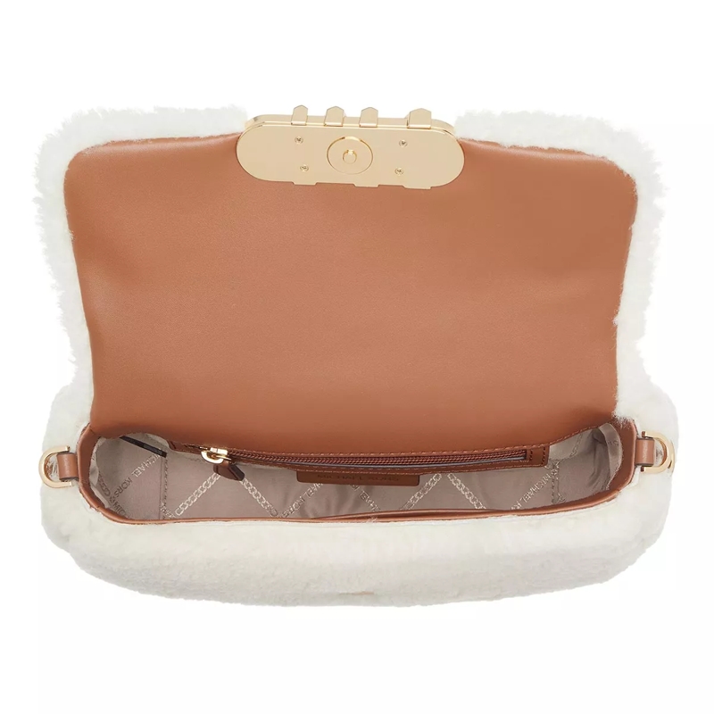 MICHAEL Michael Kors Schultertasche Parker Medium Conv Pouchette Shoulder Nat/Lugg(Image 6)
