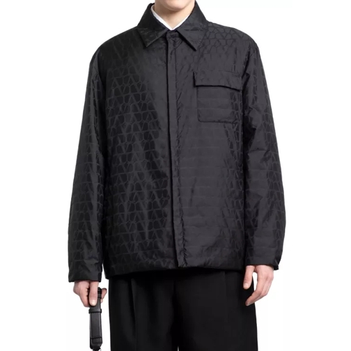 Valentino Reversible Toile Iconographe Jacket Black 