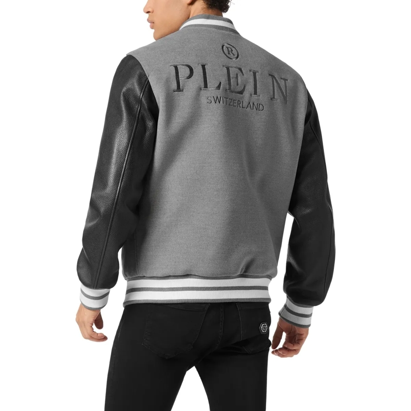 Philipp Plein Daunenjacke Bomber grau(Image 2)