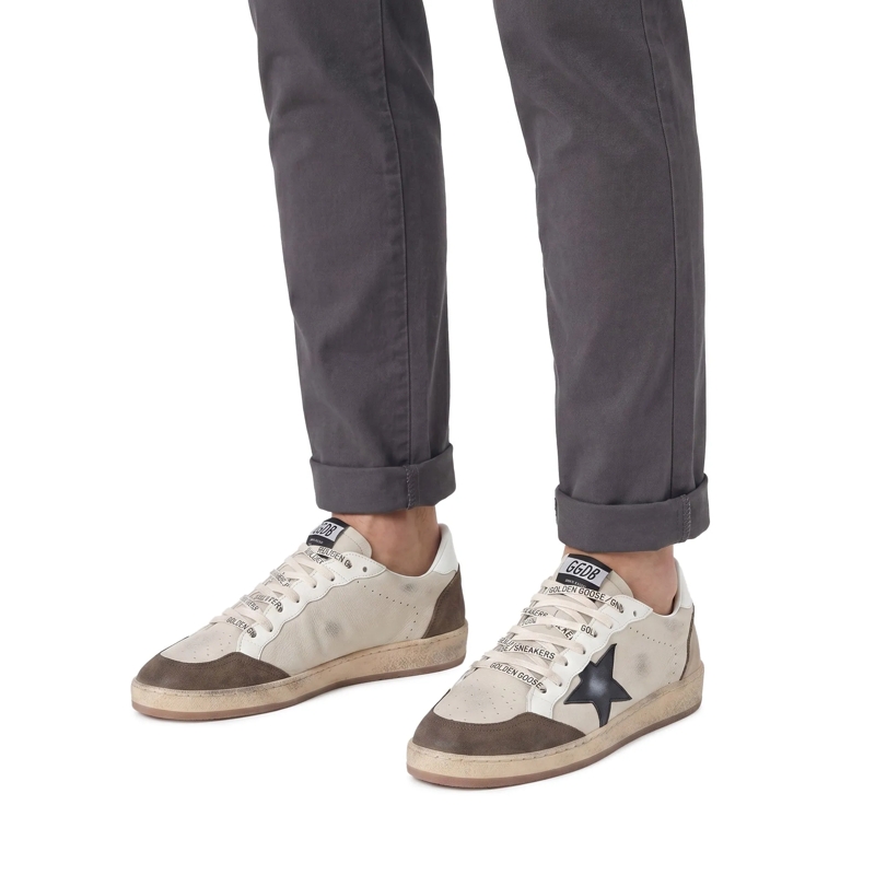 Golden Goose Veterschoenen Sneaker Ball Star beige(Image 2)