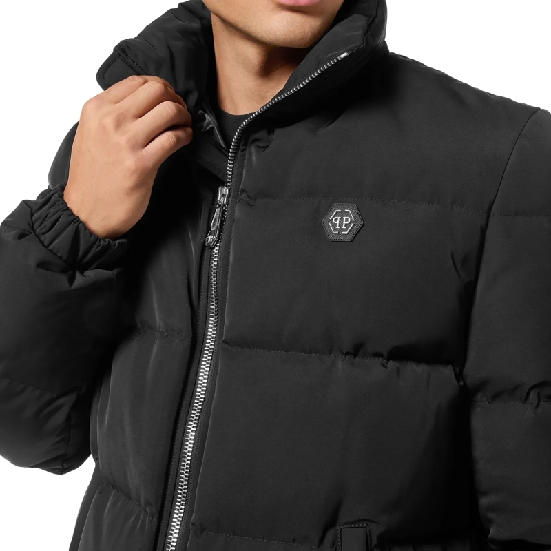 Philipp Plein Daunenjacke Jacke schwarz(Image 5)