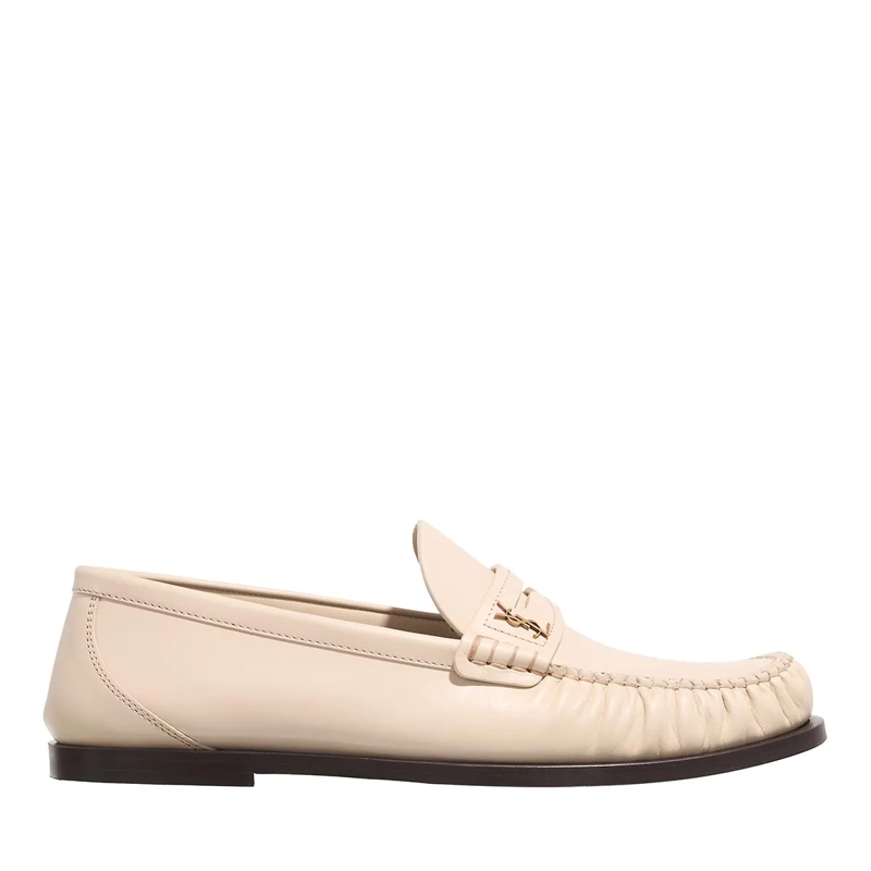 Saint Laurent Mocassin Laurent Loafer Neutral