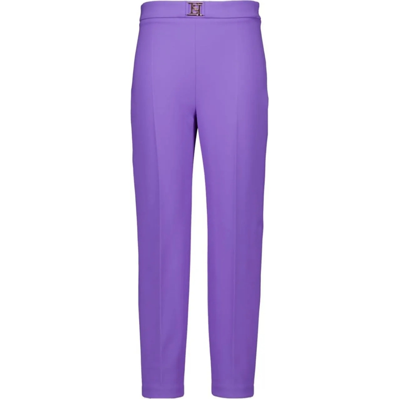 Elisabetta Franchi Pantalon Elisabetta Franchi  Pantalons Paars Pat1441e2 As6 lila
