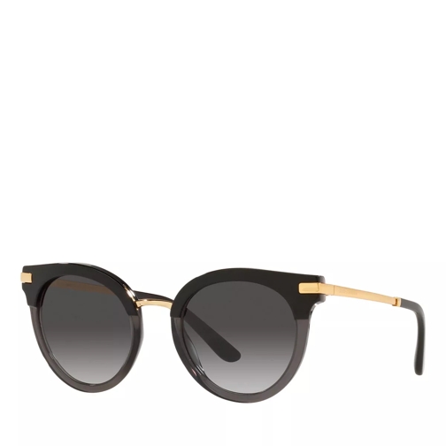 Dolce&Gabbana Woman Sunglasses 0DG4394 Black/Transparent Black Sunglasses