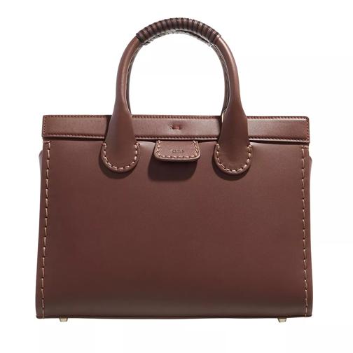 Chloé Chloé Edith Meddium Tote Bag Dark Brown Tote