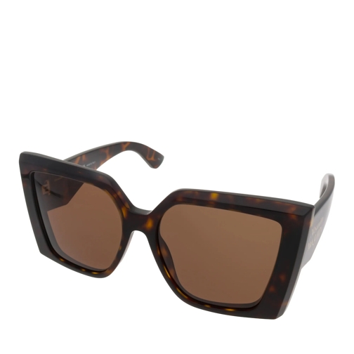 Alexander McQueen Sonnenbrille AM0467S-002 Havana-Havana-Brown