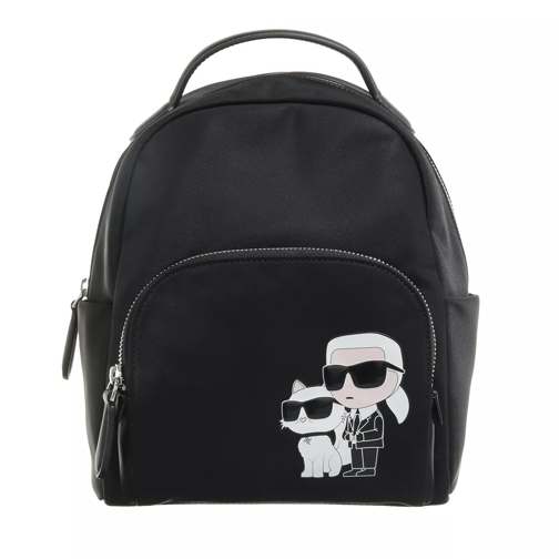 Karl Lagerfeld K/Ikonik 2.0 Nylon Sm Backpack Black Rucksack