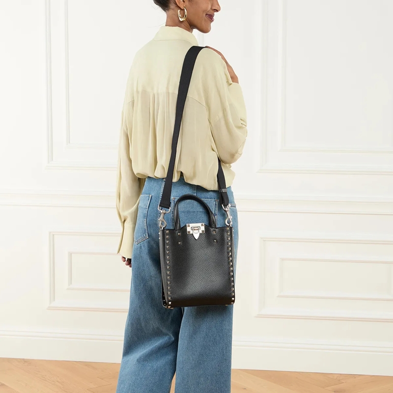 Valentino Garavani Tote Small Tote bag Nero(Image 3)